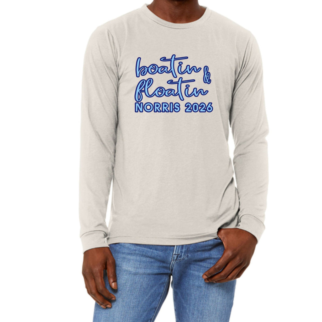 boatin & floatin Norris 2026 long sleeve t