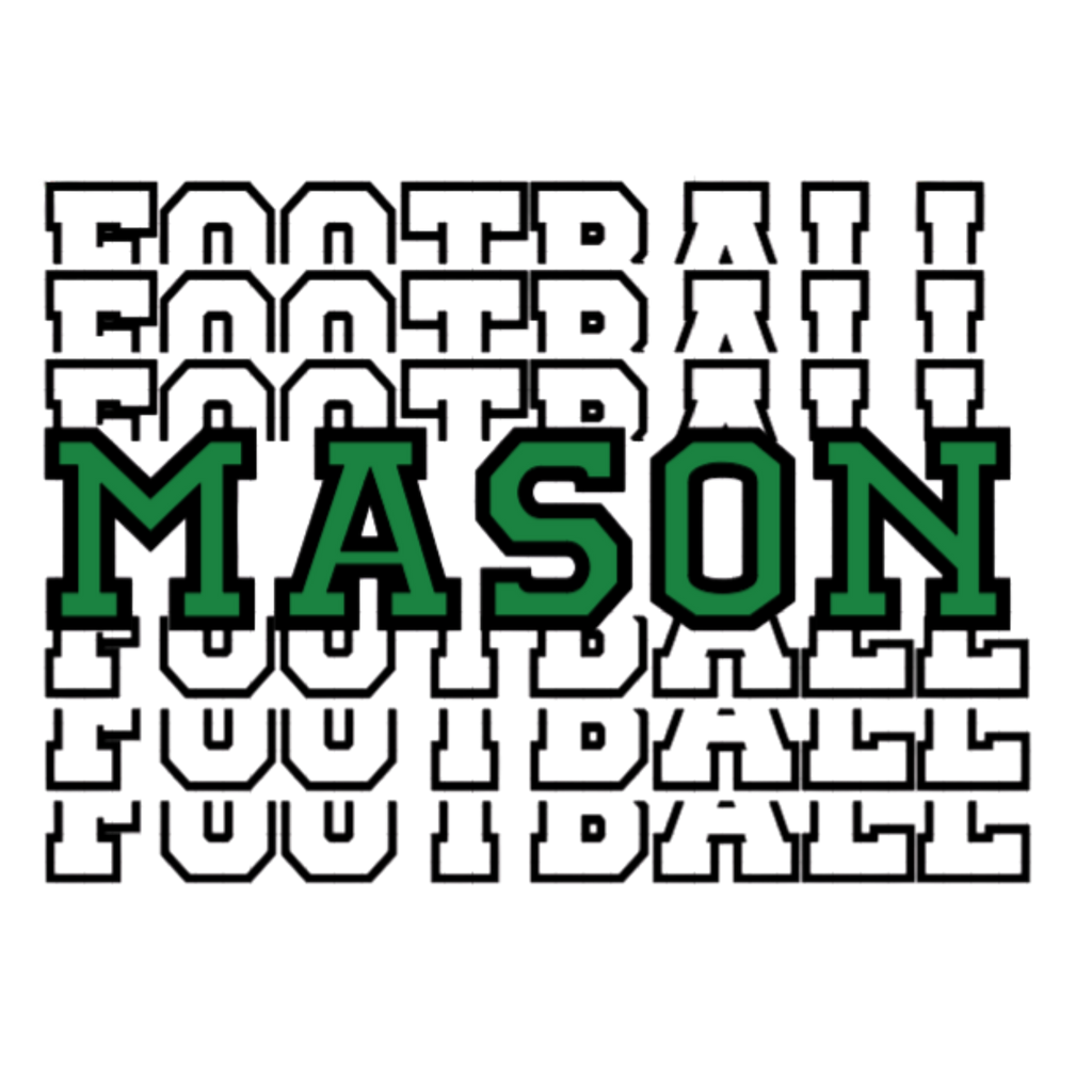 Mason Football Crewneck Sweatshirts - 6 logos to choose from