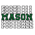 Mason Football Crewneck Sweatshirts - 6 logos to choose from