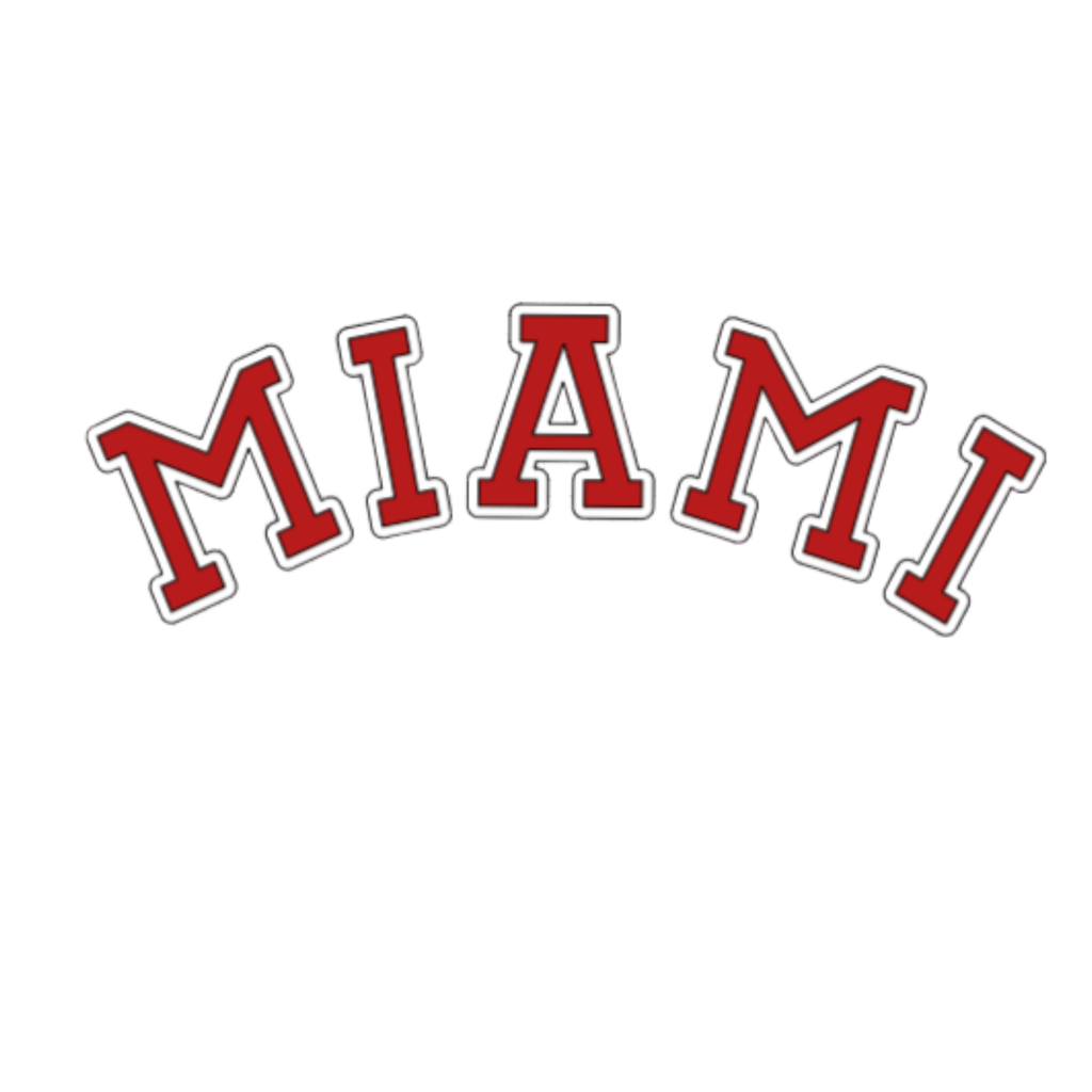 Miami Crewneck T-shirts -Choose between 3 Miami Logos