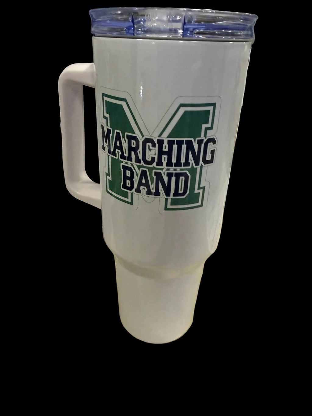 Mason 40oz Tumbler - pick from Mason, Mason Football, Mason Cheer, and Mason Marching Band