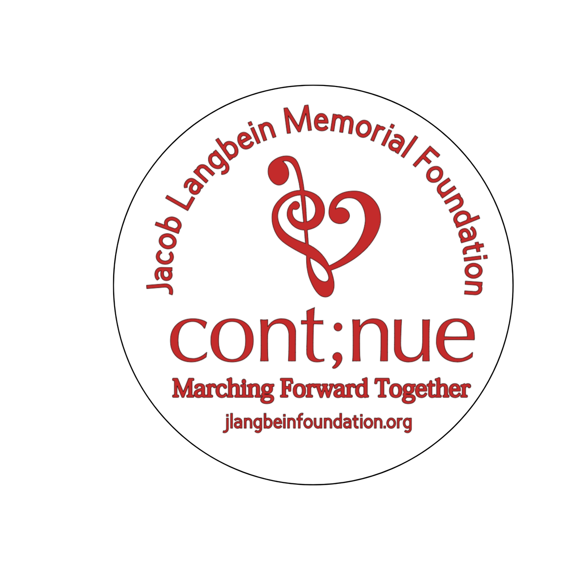 Jacob Langbein Memorial Foundation Vinyl Sticker or Magnet